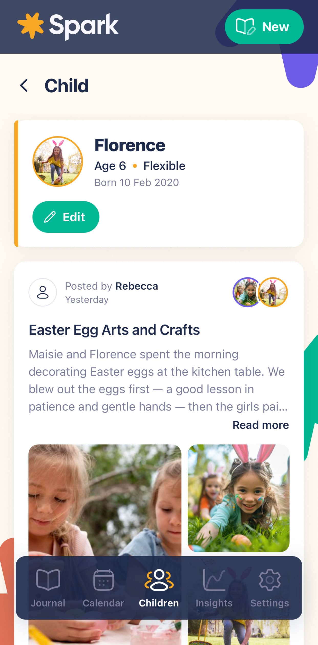 Spark child profile